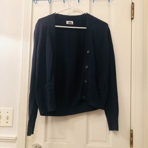 Navy Blue Cardigan